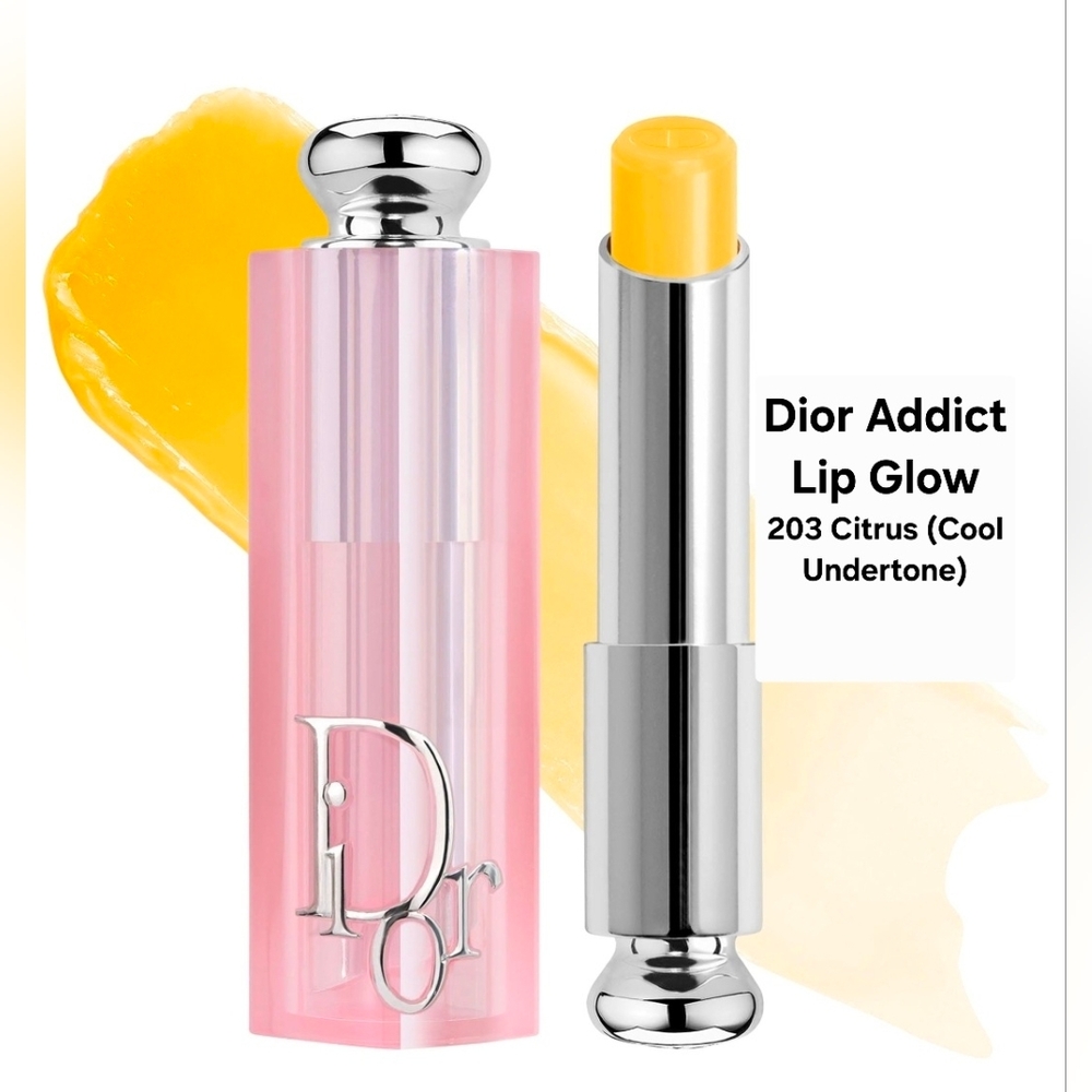 Dior Addict Lip Glow BALM 203 Citrus (Cool Undertone). BNIB
